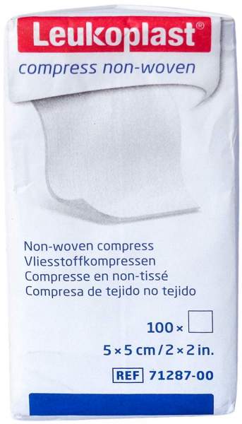 Leukoplast compress non-woven 5 x 5 cm unste.4f 10