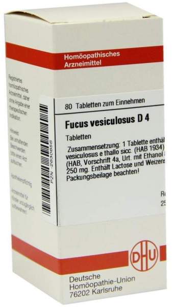 Fucus Vesiculosus D4 80 Tabletten