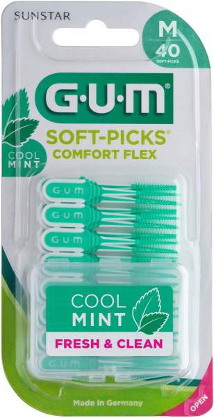 GUM Soft-Picks Comfort Flex mint medium 80 Stück