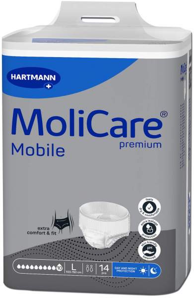 Molicare Premium Mobile 10 Tropfen L 14 Stück