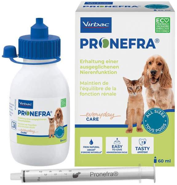 Pronefra Diät - Ergänzungsfuttermittel für Kleintiere 60 ml Flüssigkeit