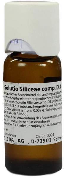 Weleda Solutio Siliceae Comp. D3 50 ml Dilution