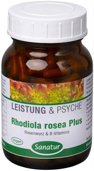 Rhodiola Rosea Plus B-Vitamine Kapseln 180 Stück