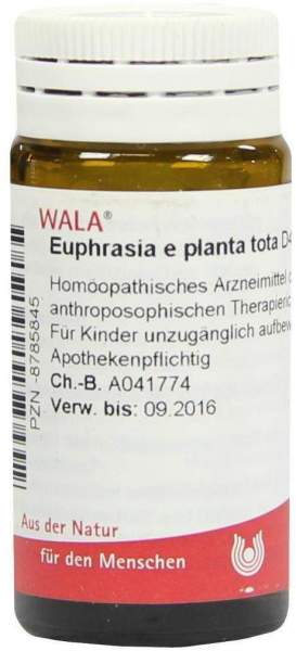Wala Euphrasia E Planta Tota D 4 Globuli