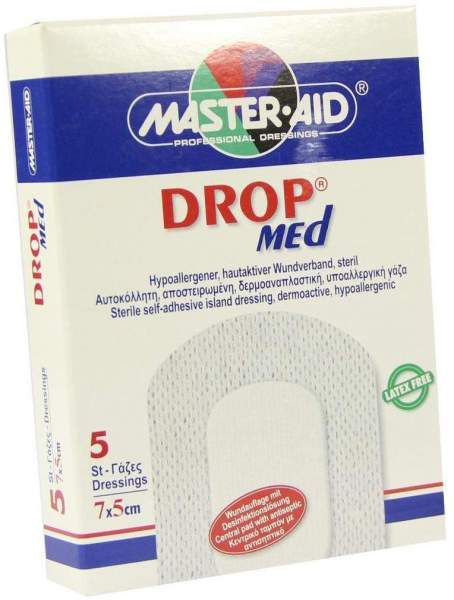 Drop Med 7 X 5 cm Wundverband Master Aid 5 Verbände