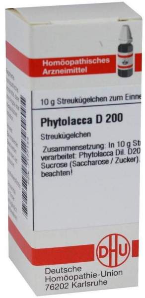 Dhu Phytolacca D200 Globuli