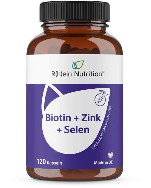 Biotin + Zink + Selen 120 Kapseln