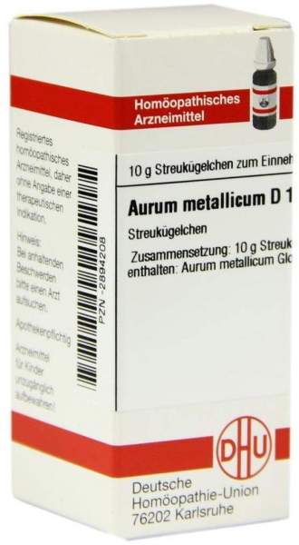 DHU Aurum metallicum D10 Globuli