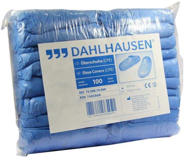 Überziehschuhe Cpe Blau 100 Stück