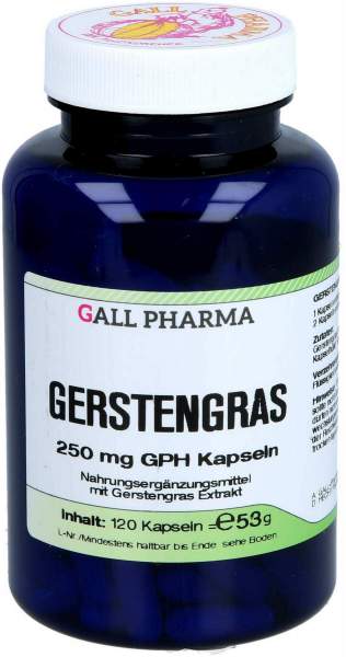 Gerstengras 250 mg Gph 120 Kapseln