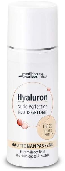 Hyaluron Nude Perfection Fluid getönt heller Hauttyp LSF20 50 ml