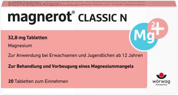 Magnerot Classic N 20 Tabletten