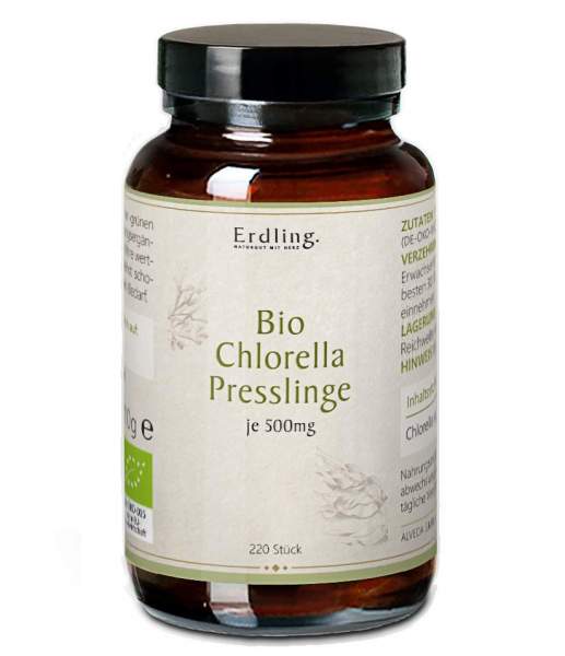 Chlorella Presslinge Bio Algen Erdling