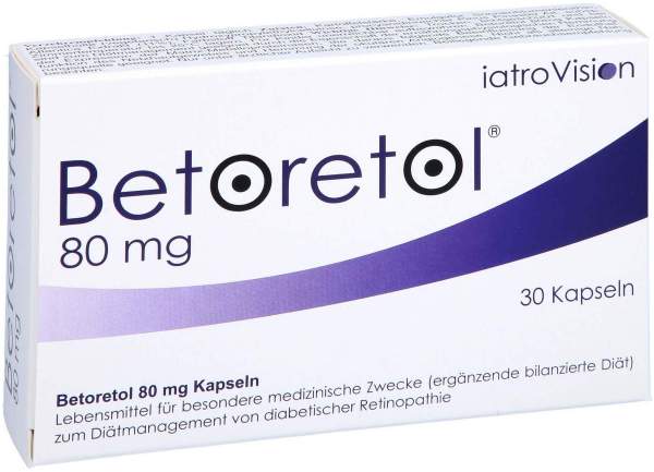 Betoretol 80 mg 30 Kapsel