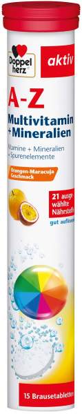 Doppelherz aktiv A-Z Multivitamin + Mineralien 15 Brausetabletten