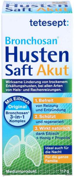 Tetesept Bronchosan Husten Akut Saft 117 G