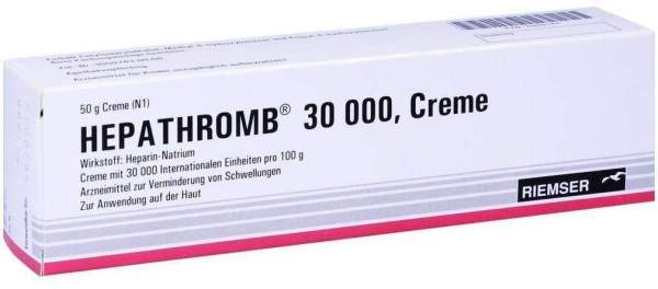 Hepathromb Creme 30.000 I.E 50 G