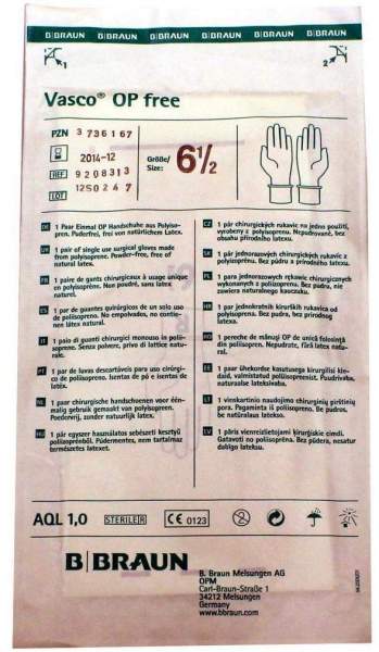 Vasco Op Handschuhe Free Gr.6,5