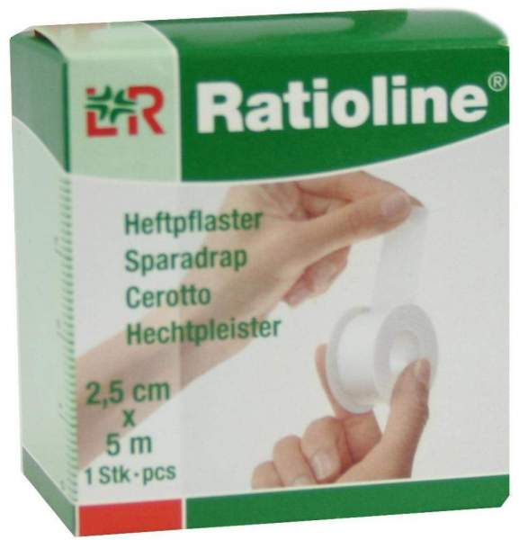 Ratioline Acute Heftpflaster 2,5 cm X 5 M 1 Rolle