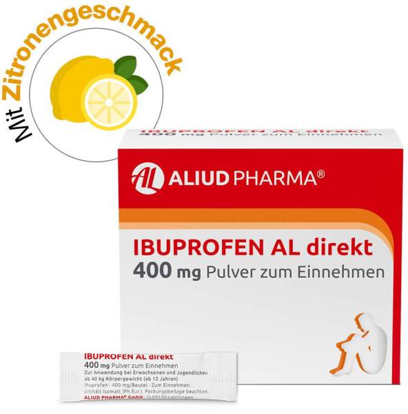 Ibuprofen Al Direkt 400 mg Pulver zum Einnehmen 20 Beutel