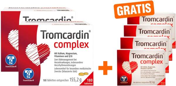 Tromcardin complex 2 x 180 Tabletten + 40 Stück Tromcardin Tabletten gratis