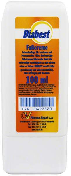 Diabest Fußcreme