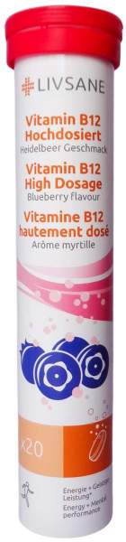 Livsane Vitamin B12 Hochdosiert 20 Brausetabletten