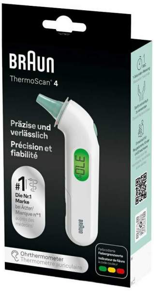Braun Thermoscan 4 Ohrthermometer 1 Stück