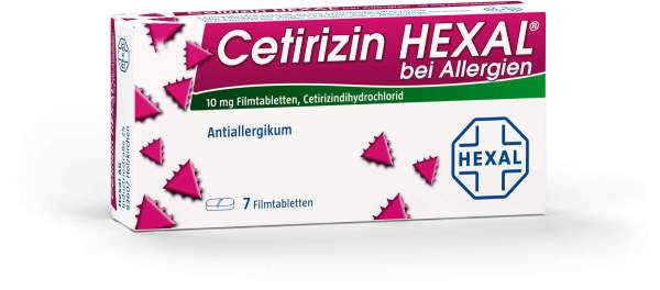 Cetirizin Hexal 7 Filmtabletten bei Allergien