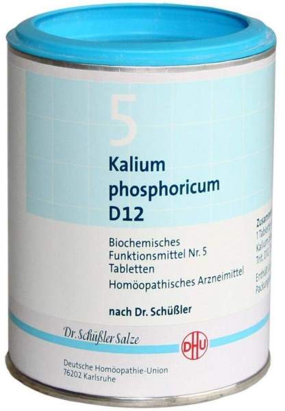 Biochemie Dhu 5 Kalium Phosphoricum D12 1000 Tabletten