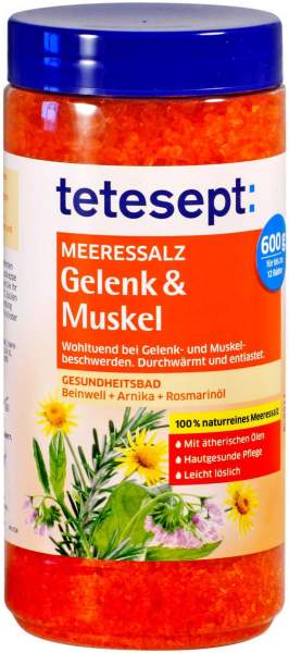 Tetesept Meeressalz Gelenk + Muskel 600 g