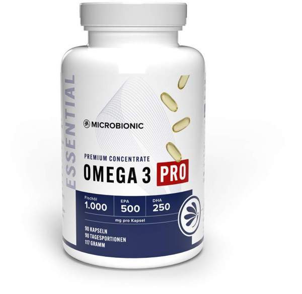 Omega 3 pro Microbionic 90 Softgel Kapseln
