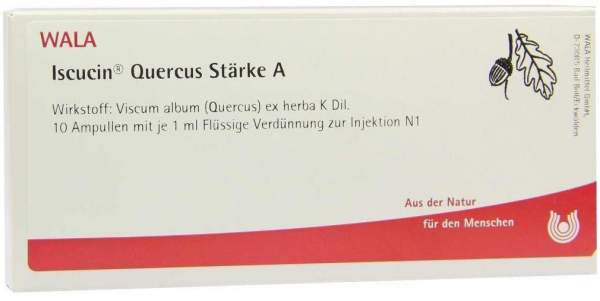 Iscucin Quercus Stärke A Ampullen