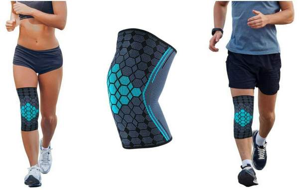 Kniemanschette blau Gr. S