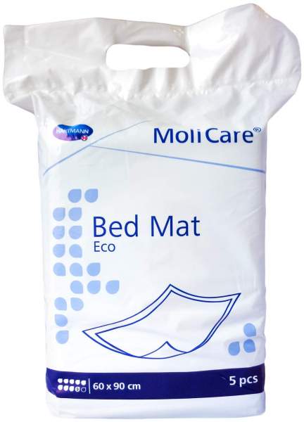 Molicare Bed Mat Eco 9 Tropfen 60 X 90 cm 5 Stück