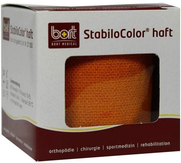 Bort Stabilocolor Haft Binde 6cm Orange
