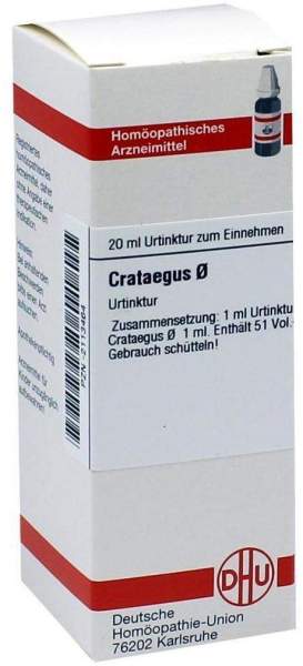 Crataegus Urtinktur 20 ml Dilution