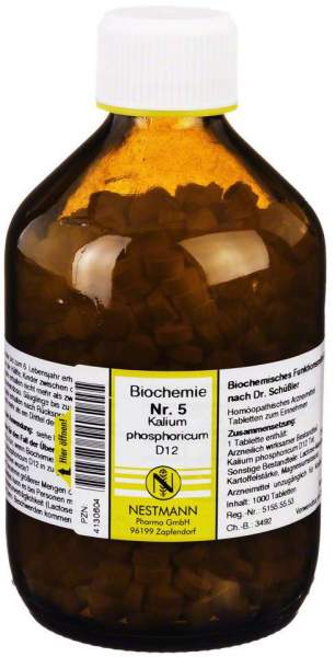 Biochemie 5 Kalium Phosphoricum D 12 1000 Tabletten