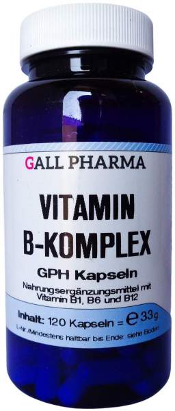 Vitamin B Komplex Gph Kapseln 120 Stück