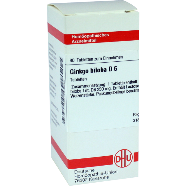 Ginkgo Biloba D12 80 Tabletten