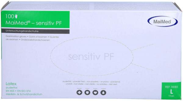 Maimed Sensitiv Pf Unt.Handsch.Unster.Latex Gr.L 1