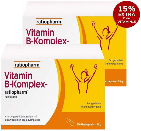 Vitamin B Komplex Ratiopharm 2 x 120 Kapseln