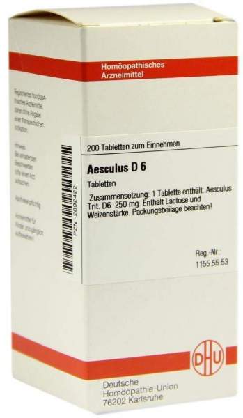 Aesculus D6 200 Tabletten