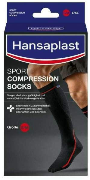 Hansaplast Sport Compression Socks Gr.S - M 1 Paar