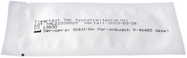 Cleartest Drogentest THC 1 Teststreifen