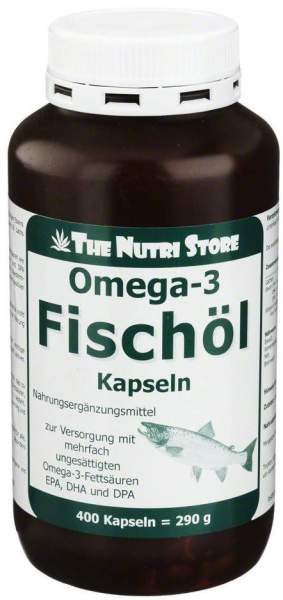 Omega 3 Fischöl 400 Kapseln 500 mg