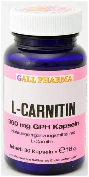 L-Carnitin 360 mg Gph 1750 Kapseln