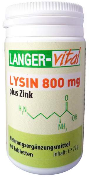 Lysin 800 Mg+zink Tabletten