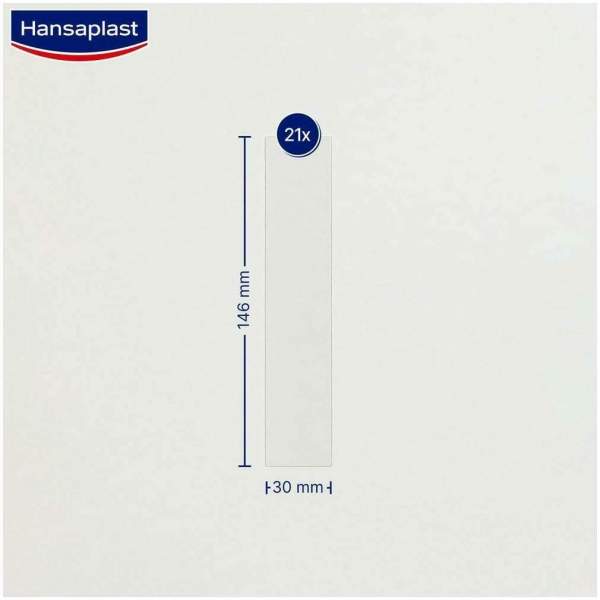 Hansaplast Pflaster Narben Reduktion Xl 3 Cm X 14 6 Cm 21 Stück Kaufen