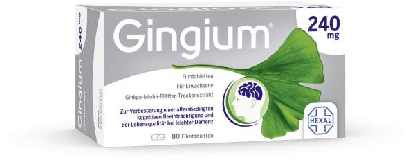 Gingium 240 mg 80 Filmtabletten